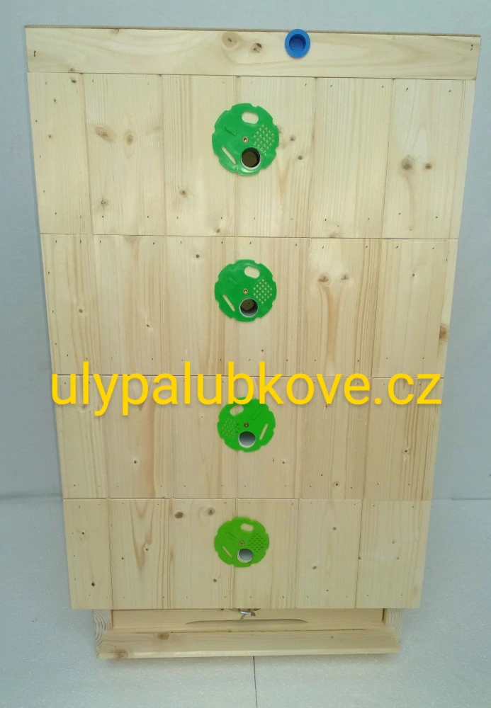 úl palubkový zateplení 2cm se čtyřmi nástavky 39x17 palubkovým víkem a dnem pevným