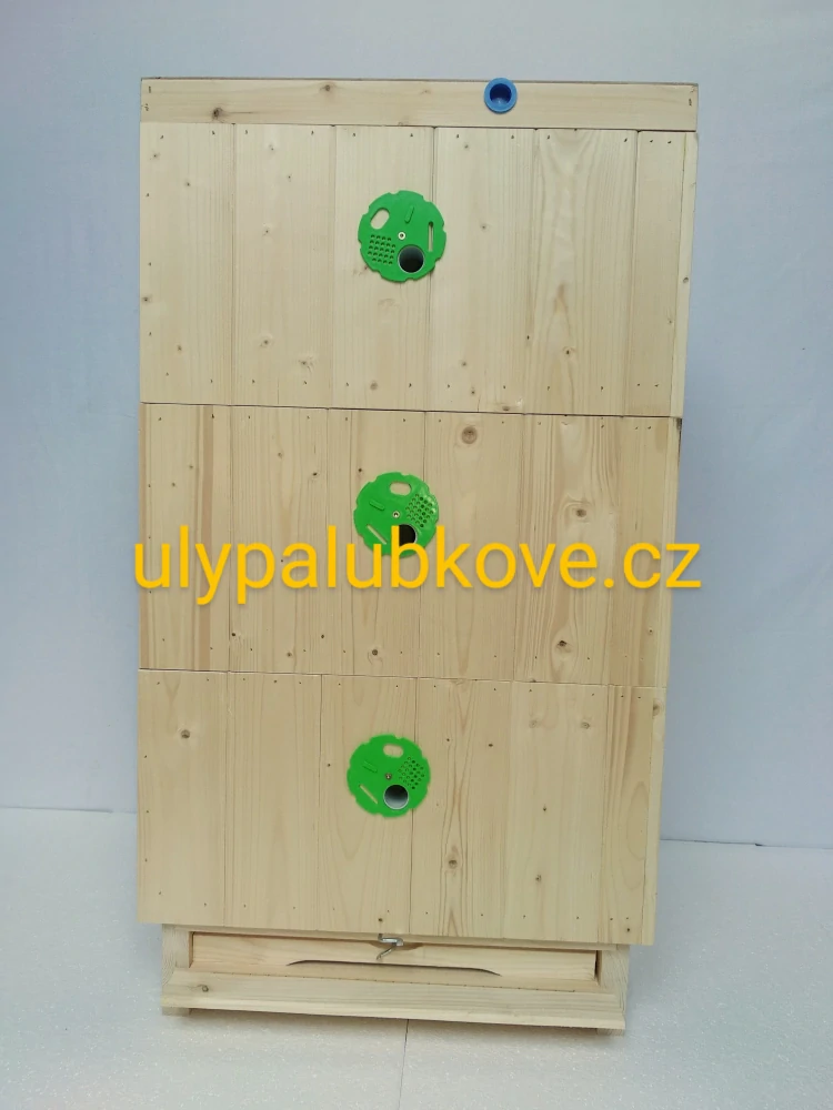 úl palubkový zateplení 2cm se třemi nástavky 37x30 Čechoslovák palubkovým víkem a dnem pevným