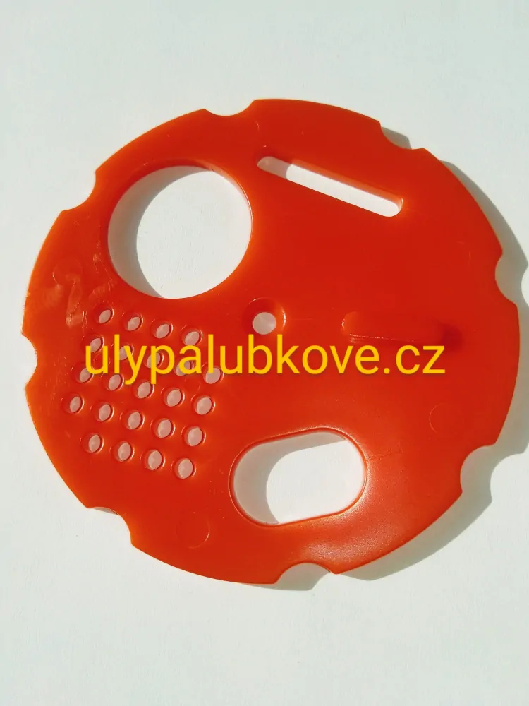 česnový uzávěr kruhový červený