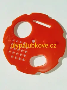 česnový uzávěr kruhový červený