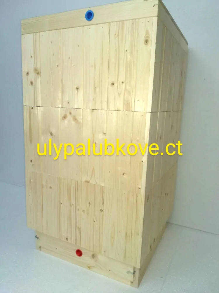 úl palubkový zateplení 2cm 39x27,5 se třemi nástavky a víkem palubkovým a dnem varroa