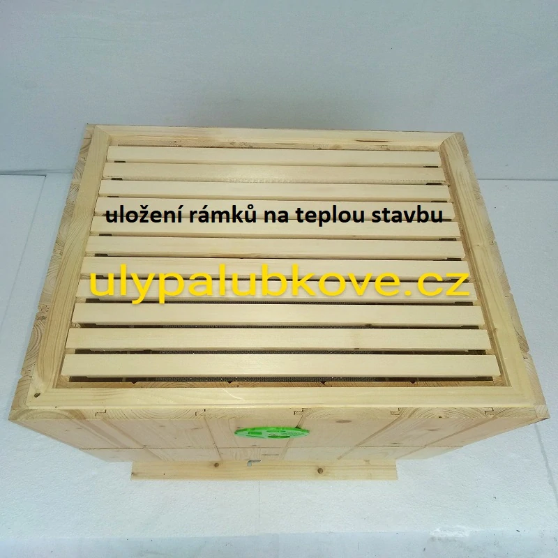 uložení rámků teplá stavba