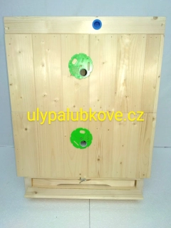 úl palubkový zateplení 2cm se dvěma nástavky 39x30 palubkovým víkem a dnem pevným