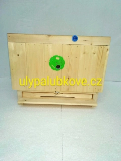 úl palubkový zateplení 2cm s jedním nástavkem 39x27,5 vnitřním víkem a dnem varroa