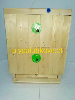 úl palubkový zateplení 2cm se dvěma nástavky 39x27,5 vnitřním víkem a dnem varroa