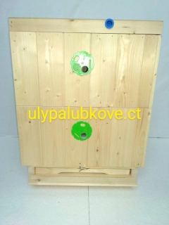 úl palubkový zateplení 2cm se dvěma nástavky 39x30 víkem vnitřním a dnem varroa