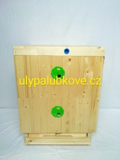 úl palubkový zateplení 2cm se dvěmi nástavky 37x30 Čechoslovák palubkovým víkem a dnem varroa