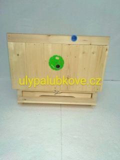 úl palubkový zateplení 2cm s jedním nástavkem 37x30 Čechoslovák palubkovým víkem a dnem varroa
