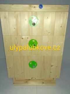 úl palubkový zateplení 2cm se třemi nástavky 39x17 vnitřním víkem a dnem varroa
