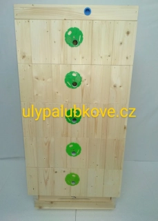 úl palubkový zateplení 2cm s pěti nástavky 39x17 vnitřním víkem a dnem varroa