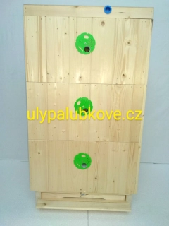 úl palubkový zateplení 2cm se třemi nástavky 39x27,5 vnitřním víkem a dnem pevným