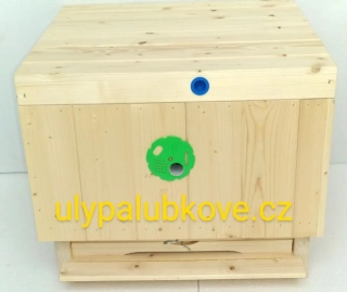 úl palubkový zateplení 2cm s jedním nástavkem 39X27,5 a s palubkovým víkem a dnem varroa