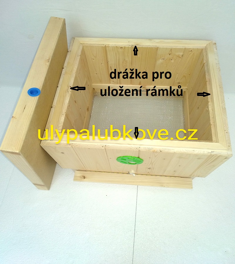 čtvercový půdorys nástavku